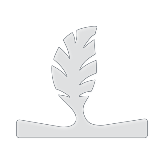 Palm Leaf Handle Charcuterie Board Acrylic Router Template