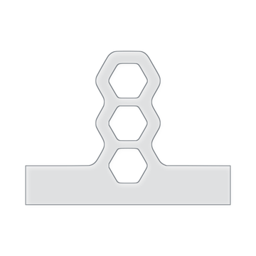 Stacked Honeycomb Charcuterie Board Handle Router Template