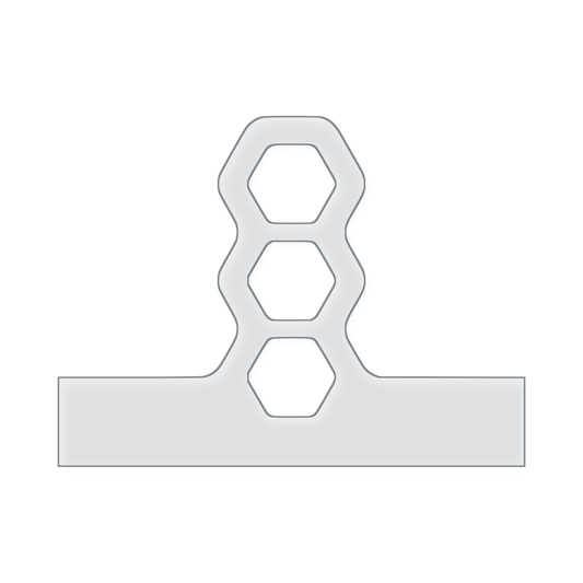 Stacked Honeycomb Charcuterie Board Handle Router Template