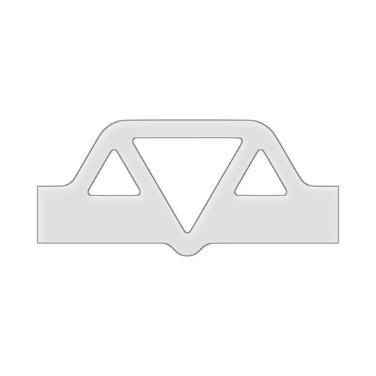 Triangle Grip Charcuterie Board Handle Router Template