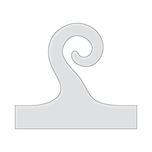 Swirl Charcuterie Board Handle Router Template