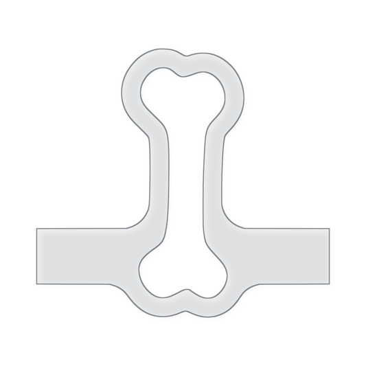Dog Bone Charcuterie Board Handle Router Template