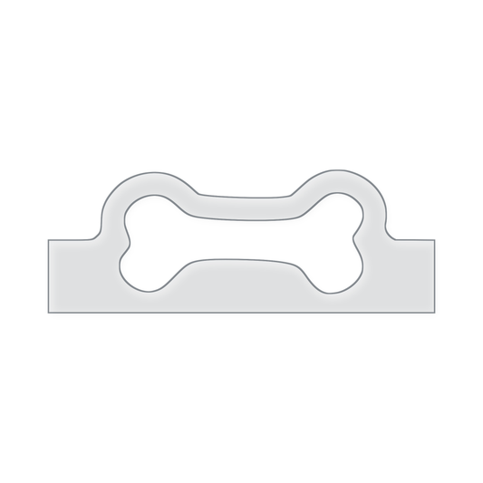 Dog Bone Grip Charcuterie Board Handle Router Template