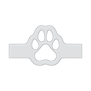 Dog Paw Grip Charcuterie Board Handle Router Template