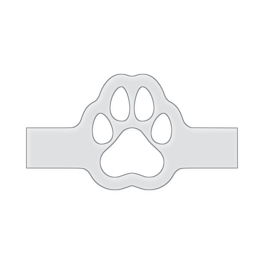 Dog Paw Grip Charcuterie Board Handle Router Template