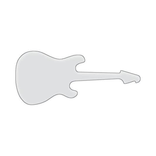 Guitar Serving Board Acrylic Router Template