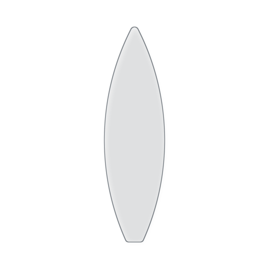 Surf Board Serving Board Acrylic Router Template