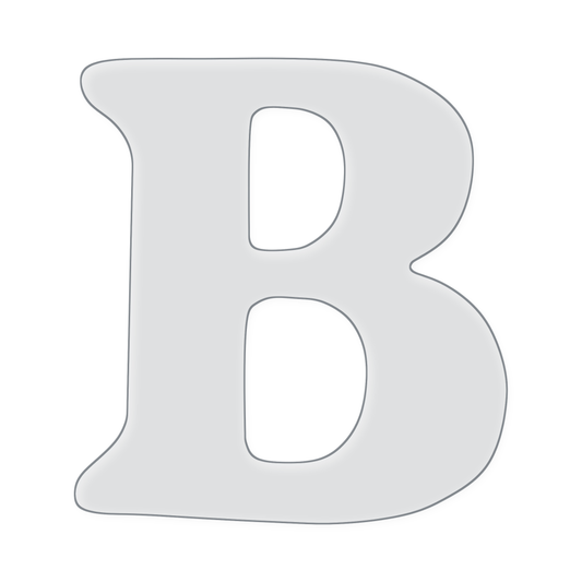 Jumbo Letter Acrylic Router Template