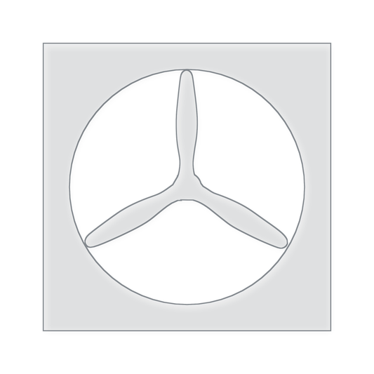 Propeller Acrylic Router Template