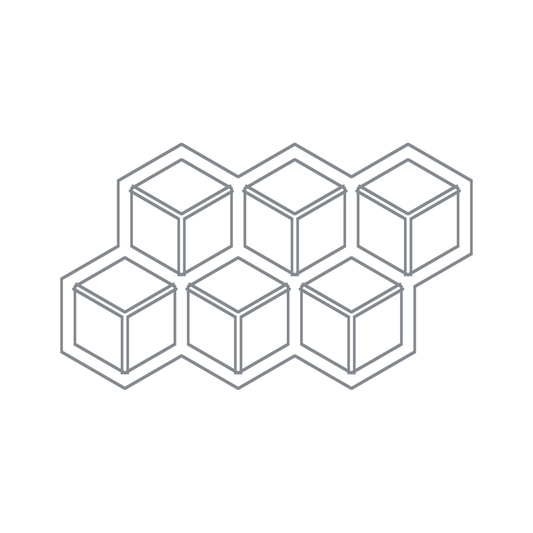 3D Squares Acrylic Router Template