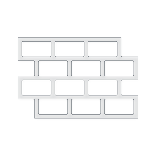 Brick Acrylic Router Template