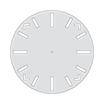 12" Round Layout Acrylic Router Template