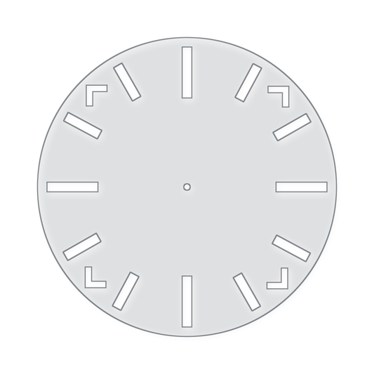 12" Round Layout Acrylic Router Template
