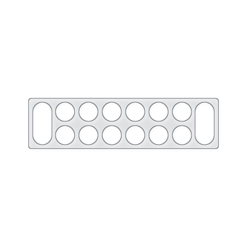 Mancala Board Acrylic Router Template