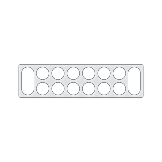 Mancala Board Acrylic Router Template