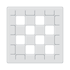 Chess Board Acrylic Router Template