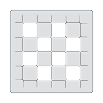Chess Board Acrylic Router Template