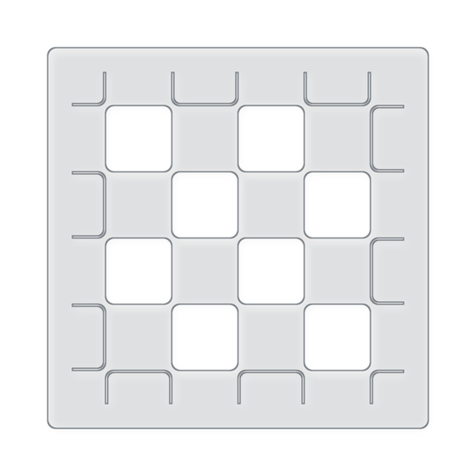 Chess Board Acrylic Router Template