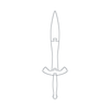 Sword Templates Acrylic Router Template