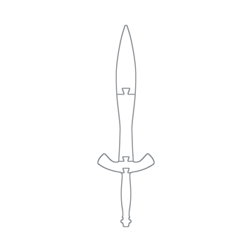 Sword Templates Acrylic Router Template