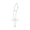 Sword Templates Acrylic Router Template