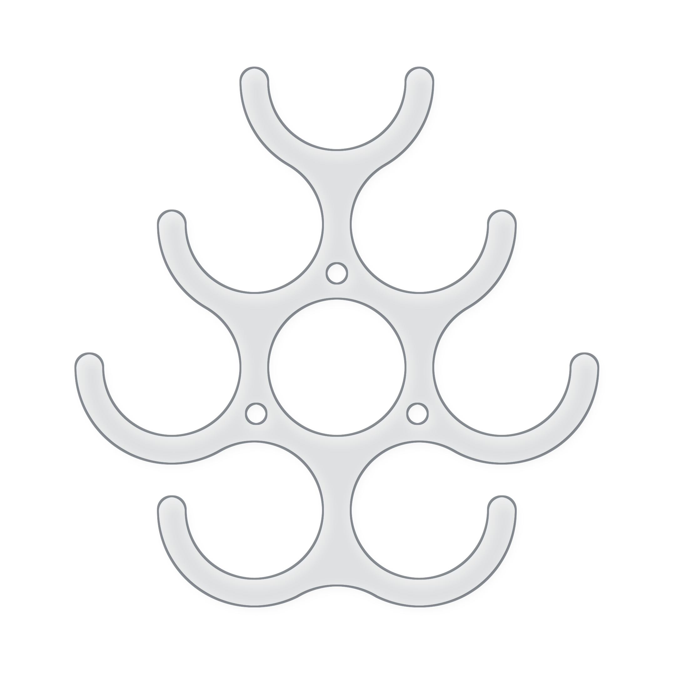 Wine Glass Rack Router Bit 8 Bottle Wine Rack Acrylic Router Template – Bear Hollow Supply