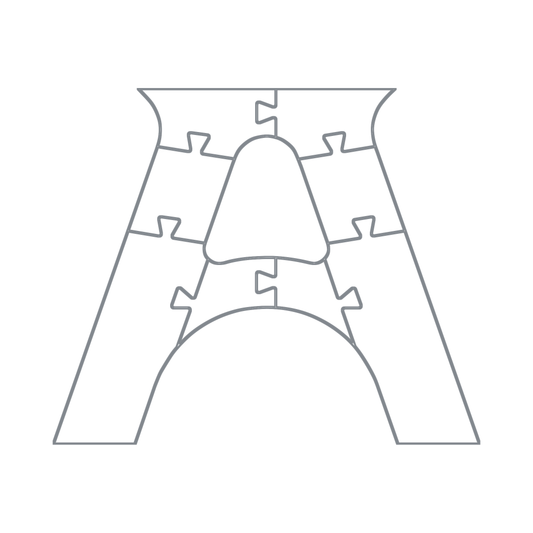 A Shape Table Leg Router Templates
