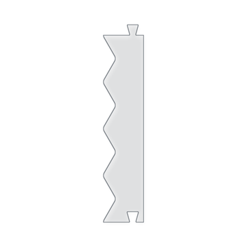Chevron Stitch Acrylic Router Template