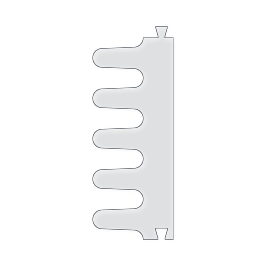 Large Finger Stitch Acrylic Router Template
