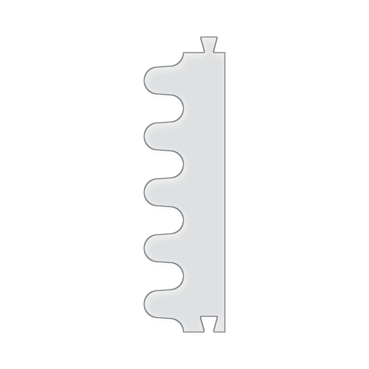 Small Finger Stitch Acrylic Router Template