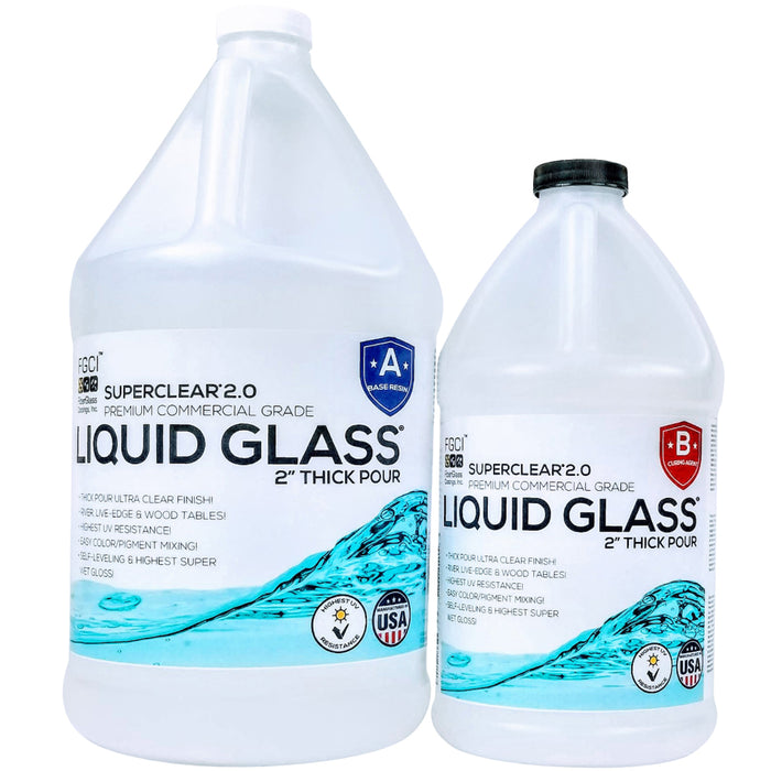 Liquid Glass® Deep Pour Epoxy – .1.5 Gallon Kit
