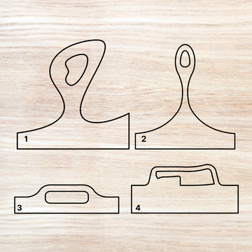 Mini Handles Acrylic Router Template For Cheese Board