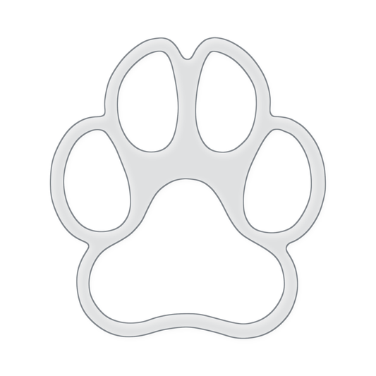 Dog Paw Serving Tray Acrylic Router Template