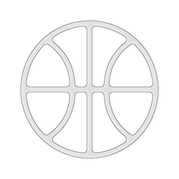 Basketball Serving Tray Acrylic Router Template
