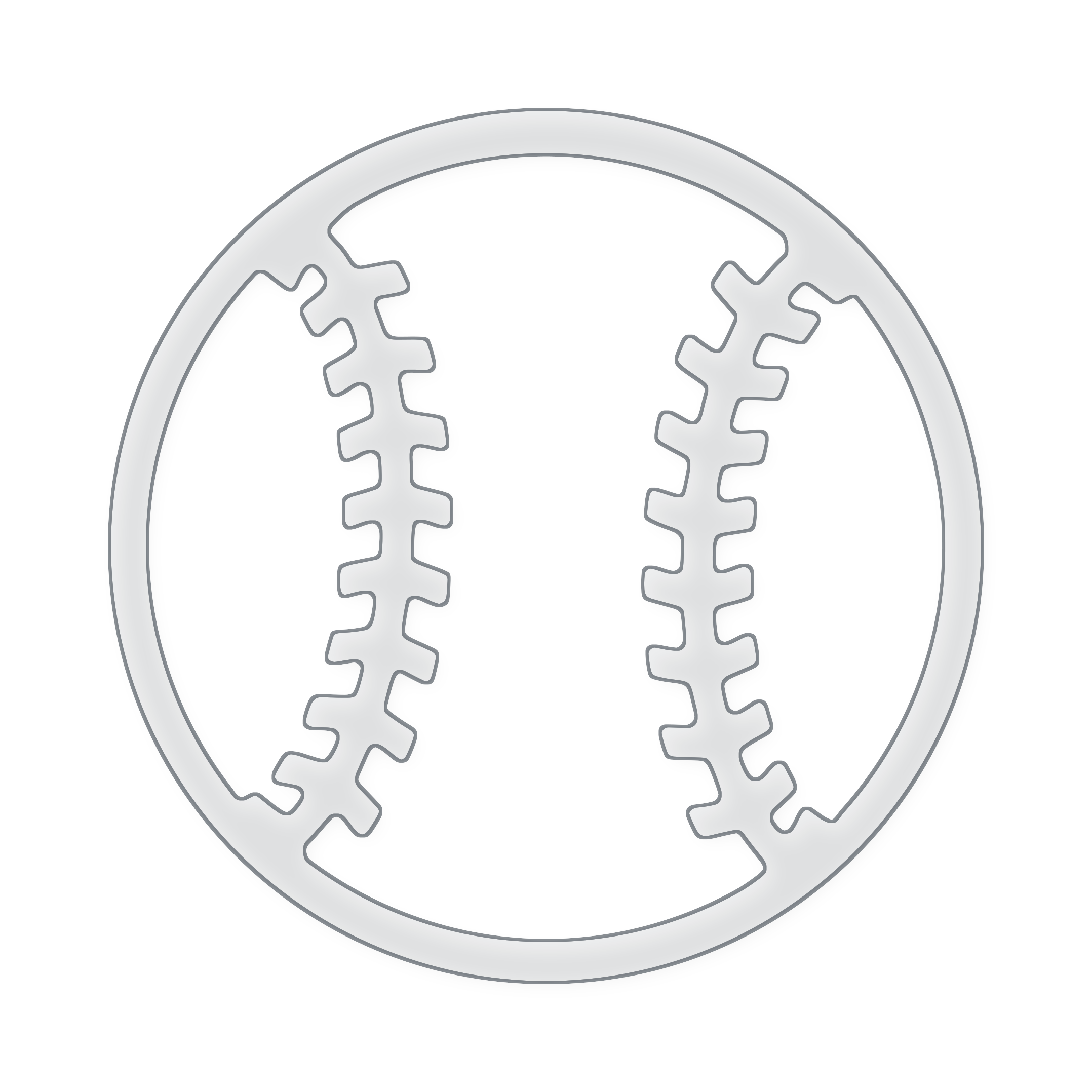 Baseball Serving Tray Acrylic Router Template – Bear Hollow Supply