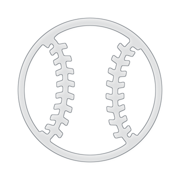 Baseball Serving Tray Acrylic Router Template
