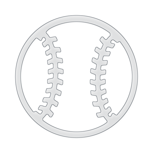 Baseball Serving Tray Acrylic Router Template