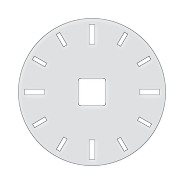 Clock Face Acrylic Router Templates