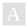 Small Letter Templates A-Z Acrylic Router Template