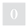 Number Templates 1-10 Acrylic Router Template