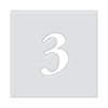 Number Templates 1-10 Acrylic Router Template