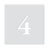 Number Templates 1-10 Acrylic Router Template