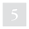 Number Templates 1-10 Acrylic Router Template