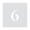 Number Templates 1-10 Acrylic Router Template