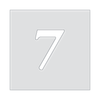 Number Templates 1-10 Acrylic Router Template
