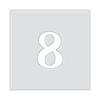 Number Templates 1-10 Acrylic Router Template