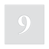 Number Templates 1-10 Acrylic Router Template