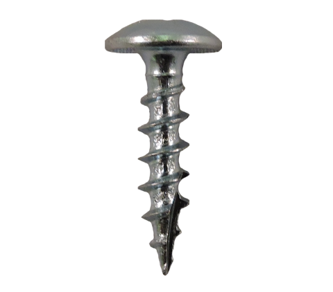 Quickscrew #8 Square Truss Head Coarse Thread Type 17 Zinc Plated Screws