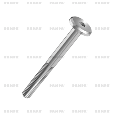 Rampa KF bolt M6 X 30mm silver And Black