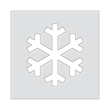 Snowflake #1 Acrylic Router Template